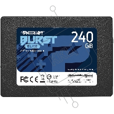 Накопитель SSD Patriot Burst Elite, 240GB, SATA, 2.5
