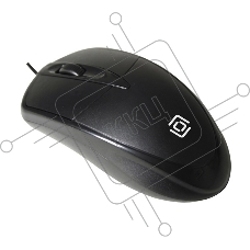 Мышь проводная Oklick 125M черный, 1200 dpi, USB, кнопки - 3