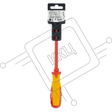 Отвертка Matrix Insulated, SL5,5 x 125 мм, CrMo, до 1000 В, двухкомп. рукоятка