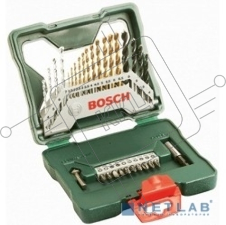 Набор бит и сверл Bosch X-Line-30 (2607019324) (30пред.) для шуруповертов/дрелей