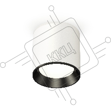 Светильник Ambrella Light XS6301003 SWH/PBK белый песок/черный полированный MR16 GU5.3 (C6301, N6103)