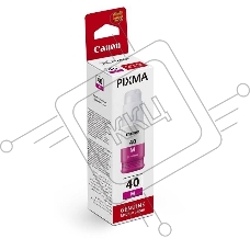 Контейнер с чернилами Canon GI-40 M пурпурный (7700 стр.) для СНПЧ Pixma G5040/G6040