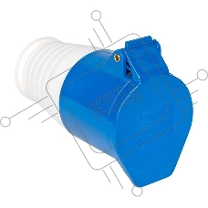 Розетка кабельная 16А 220В 2P+РЕ IP44 (213) EKF ps-213-16-220