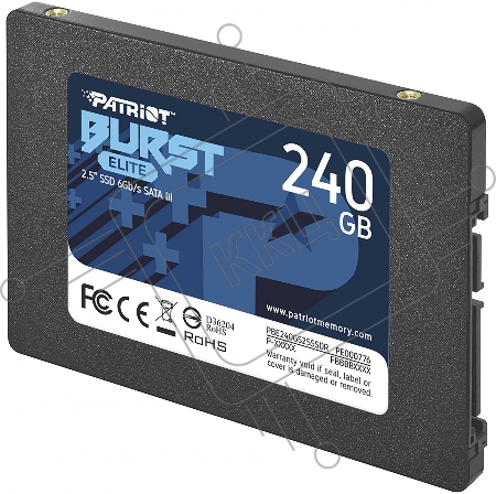 Накопитель SSD Patriot Burst Elite 240GB, SATA 2.5