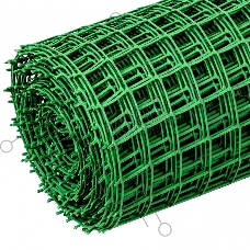 Садовая решётка Россия в рулоне 1x20 м, ячейка 50x50 мм - зелёная 64516