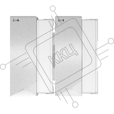 Кулер для процессора PCCooler RZ620 WH (260W, 4-pin PWM, 158mm, Al/Cu, 6x6mm, 2x120mm, 86.73CFM, 32dBA, 1800RPM, S: 1851/1700/1200/115X, AM5/AM4, белый)