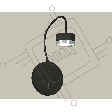 Светильник Ambrella light XB9596151 SBK/PSL черный песок/серебро полированное GX53 (C9596, N8118)