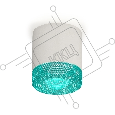 Светильник Ambrella Light XS7401023 SWH/BL белый песок/голубой MR16 GU5.3 (C7401, N7194)