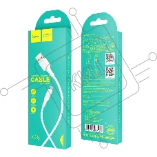 Кабель USB 2.0 hoco X25, AM/microBM, белый, 1м