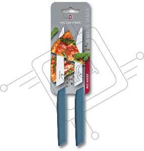Набор ножей кухон. Victorinox Swiss Modern (6.9006.12W2B) компл.:2шт синий блистер
