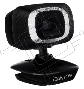 Цифровая камера Canyon CANYON C3 720P HD webcam with USB2.0. connector, 360° rotary view scope, 1.0Mega pixels, Resolution 1280*720, viewing angle 60°, cable length 2.0m, Black, 62.2x46.5x57.8mm, 0.074kg
