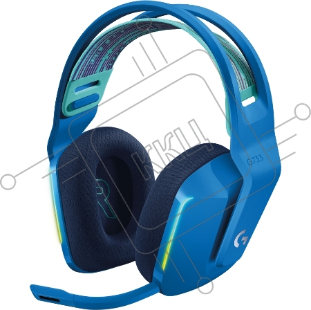 Гарнитура беспроводная игровая Logitech G733 LIGHTSPEED Wireless RGB Gaming Headset - BLUE - 2.4GHZ - N/A - EMEA (M/N: A00125 / A-00080)