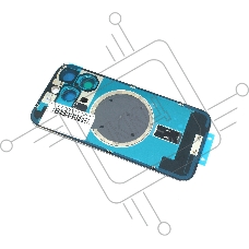 Задняя крышка (стекло) для iPhone 16 Pro (A3293) в сборе со стеклом камеры бежевая