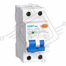 Выключатель автоматический дифференциального тока CHINT NB1L 1P+N C10 30mA тип A 6kA (36mm) (R)