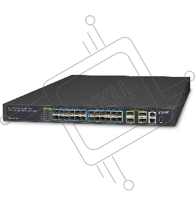 Управляемый коммутатор XGS-6350-24X4C  Layer 3 24-Port 10G SFP+ + 4-Port 40G/100G QSFP28 Managed Switch with optional Redundant Power