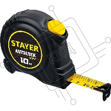 Рулетка STAYER АutoLock 10м / 25мм с автостопом