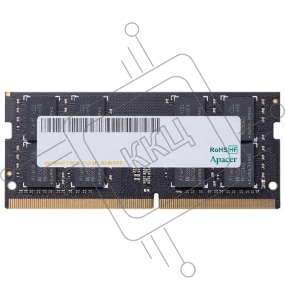 Память Apacer 8GB DDR4 2666 SODIMM ES.08G2V.GNH Non-ECC, CL19, 1.2V, AS08GGB26CQYBGH, 1R, 1024x8, RTL