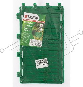 Протектор для защиты стволов деревьев, комплект 4 шт., зеленый// Palisad