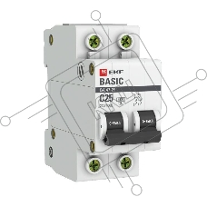 Автоматический выключатель EKF mcb4729-2-25C 2P 25А (C) 4,5кА ВА 47-29 EKF Basic