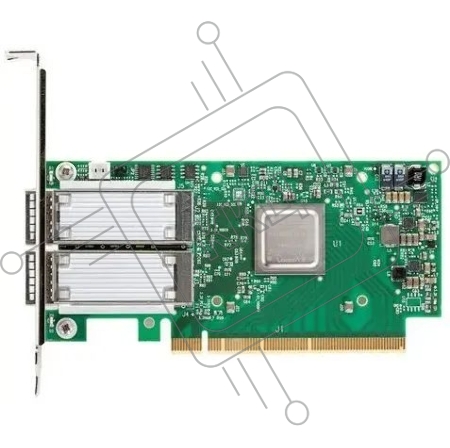 Сетевая карта MELLANOX ConnectX®-5 EN network interface card, 50GbE dual-port QSFP28, PCIe3.0 x16, tall bracket, ROHS R6
