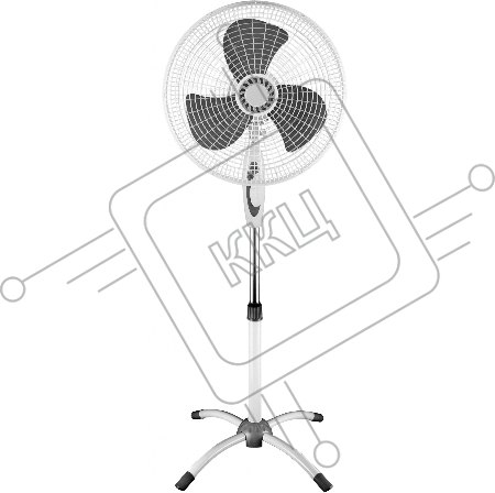 Вентилятор напольный PRIMERA SFP-4003MX,  серый и белый