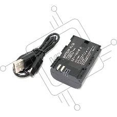 Аккумуляторная батарея для фотоаппарата Canon EOS 5D Mark II (LP-E6 Pro) USB Type-C 7.4V 1600mAh