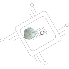 Флажок сброса картриджа с пруж (Reset Lever) Brother HL-2130/2132 (Mitsubishi) TN2080/2090      