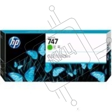 Картридж струйный HP 747 хроматический зеленый, для HP DesignJet Z9+ 300-ml