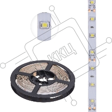 LED-лента 5 м 12 В 2835 2700 К IP23 60 LED/м для БП с клеммами LAMPER