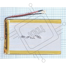 Аккумулятор Li-Pol (батарея) 3*75*123мм 3pin 3.7V/4000mAh