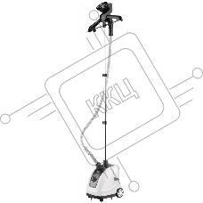 Отпариватель Scarlett SC-GS130S08 (белый с черным)Тип: Вертикальный; Мощность, Вт: 1950; Регулируемый пар до г/мин: 32
