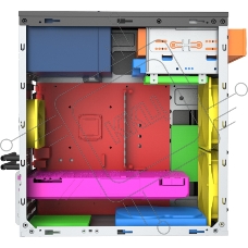 Компьютерный корпус с блоком питания 500Вт./ Case Foxline FL-702, mATX, 1x5.25EXT, 1x3.5EXT, 2x3.5INT, 2xUSB2.0, HDA, w/o FAN, w/500W ATX PSU, w/1.2m EU pwr cord