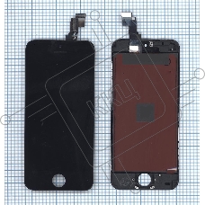 Дисплей для iPhone 5C в сборе с тачскрином (LT) черный