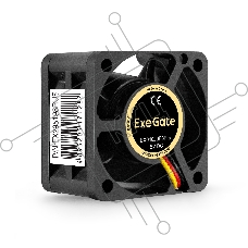 Вентилятор для корпуса ExeGate EX04020SB2P-5 черный, 40 мм, 5500 об/мин, 24 дБ, 3 pin