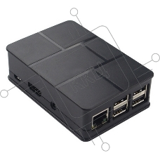 Корпус ACD RA186 Black ABS Plastic Case Brick style w/ Camera cable hole for Raspberry Pi 3