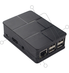 Корпус ACD RA186 Black ABS Plastic Case Brick style w/ Camera cable hole for Raspberry Pi 3