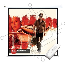 Экран Sakura Pro 180x180см Motoscreen 1:1 настенно-потолочный  (моторизованный) 100' фибергласс