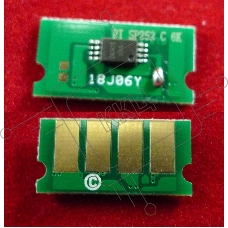 Чип ELP для Ricoh Aficio SP C252Dn/C252Sf/C262Dnw/C262Sf Cyan 6K (SPC252HE)