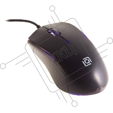 Мышь проводная Oklick 245M черный, 1000 dpi, USB, кнопки - 3