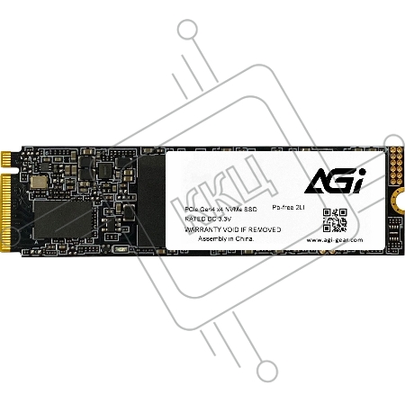 Накопитель SSD AGi PCI-E 4.0 x4 1TB AGI1T0G43AI818 M.2 2280