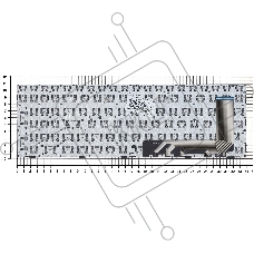 Клавиатура для ноутбука Lenovo IdeaPad 110-15ISK 110-17ACL черная с рамкой