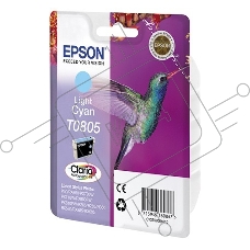 Картридж струйный Epson C13T08054011 светло-голубой для Epson St Ph P50/PX660/PX720WD (330стр.)