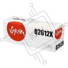 Картридж лазерный Sakura Q2612X для HP LJ 1010/1012/1015/1020/1022/3015/3020/3030, черный, 3000 к.