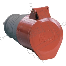 Розетка кабельная 16А 380В 3P+PЕ ССИ-214 IP44 ИЭК PSR22-016-4