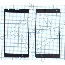 Стекло для Nokia Lumia 1520 черное