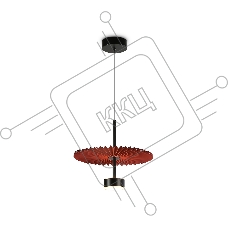 Светильник Ambrella light LH72613 BK/RD черный/красный 6W 3000K D300*260-1770