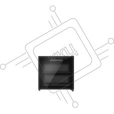 Холодильник Centek CT-1701 <46л> барный (черный) 480x440x492, cтеклянная дверь