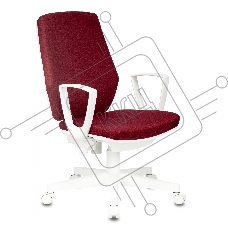Кресло офисное Бюрократ CH-W545 красный 38-410 крестовина пластик пластик белый
