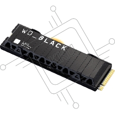 Накопитель SSD WD 2Tb Black SN850X, M.2(22x80mm), NVMe, PCIe 4.0 x4, 3D TLC, R/W 7300/6600MB/s, IOPs 1 200 000/1 100 000, TBW 1200, DWPD 0.3, with Heat Spreader (12 мес.)