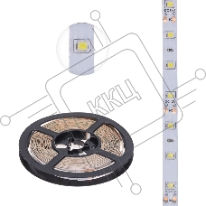 LED-лента 5 м 12 В 2835 6500 К IP23 60 LED/м для БП с клеммами LAMPER